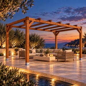 Pérgola madera 4x4 | Casetiva