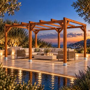 Pérgola madera 5x3 | Casetiva
