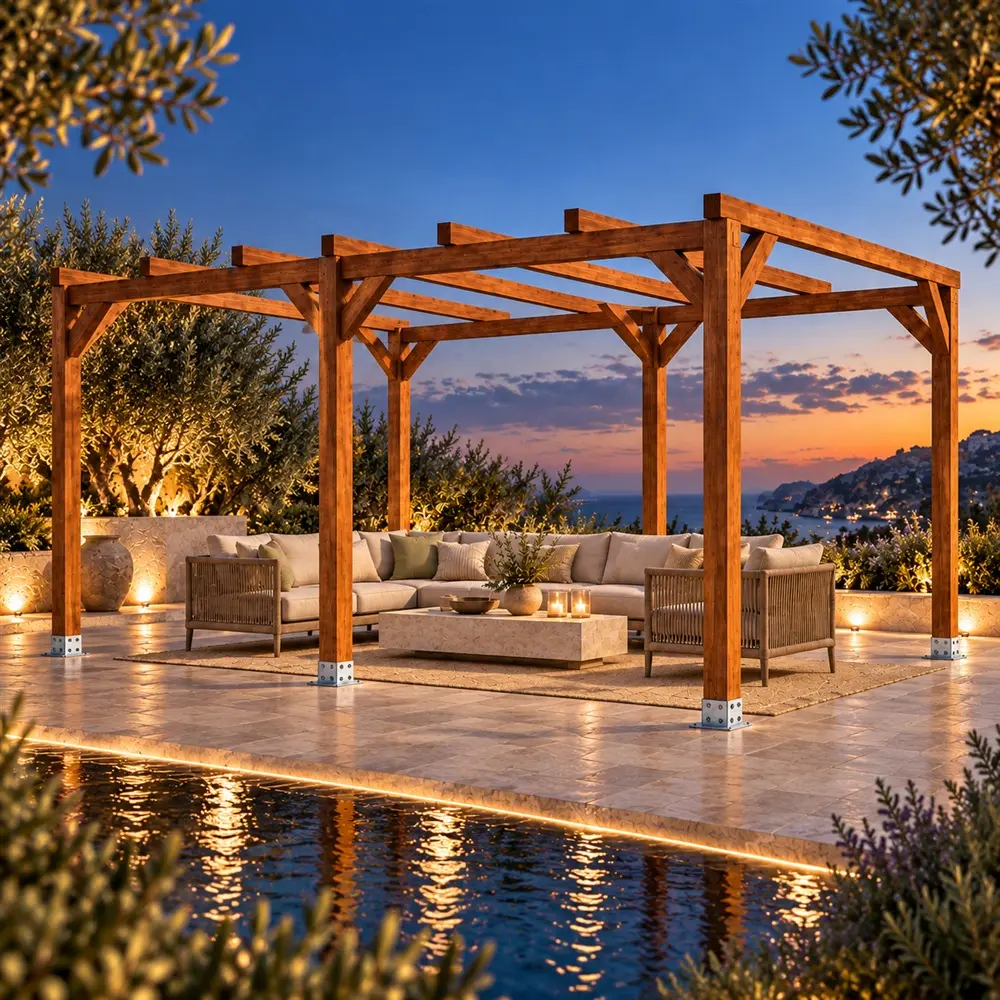 Pérgola madera 5x3 | Casetiva